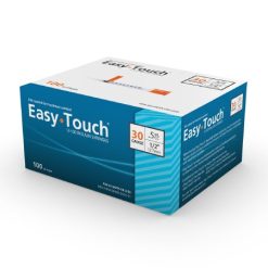 EasyTouch U-100 Insulin Syringes 0.3cc x 30G x ½" - 1 Box (100 Syringes)