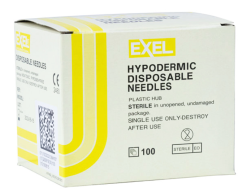 Exel Disposable Hypodermic Needles 20G x 1" - Box