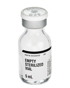 Empty Sterilized Vial - Glass (Fresenius Kabi) 5mL