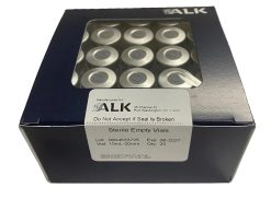 ALK Sterile Empty Clear Vial 10mL | 25 pack