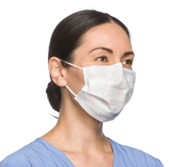Alternative view of Halyard Procedure Mask with So-Soft Ear-loops (1 Box of 50)